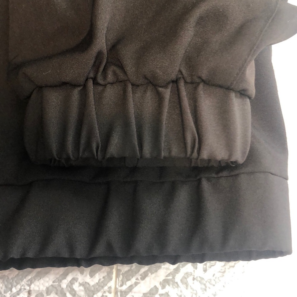 Roz & Ali Asymmetrical Zip Black Moto Lightweight Jacket/Shirt Medium - Picture 11 of 14